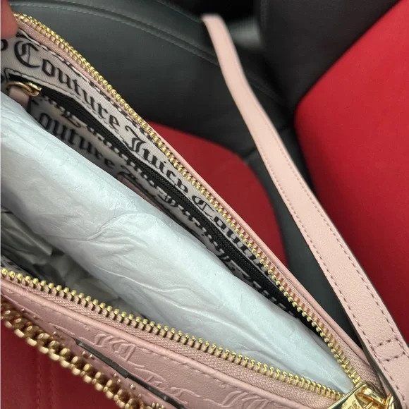 Juicy Couture Blush Crossbody Bag with Chain - Picture 3 of 4